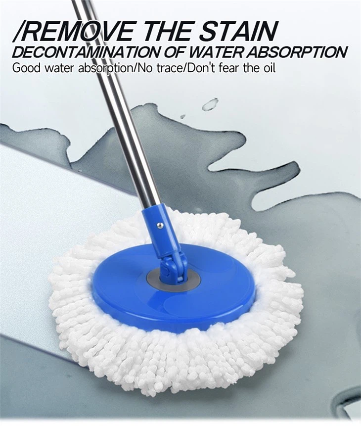 360° Spin Super-Absorbent Microfiber Mop